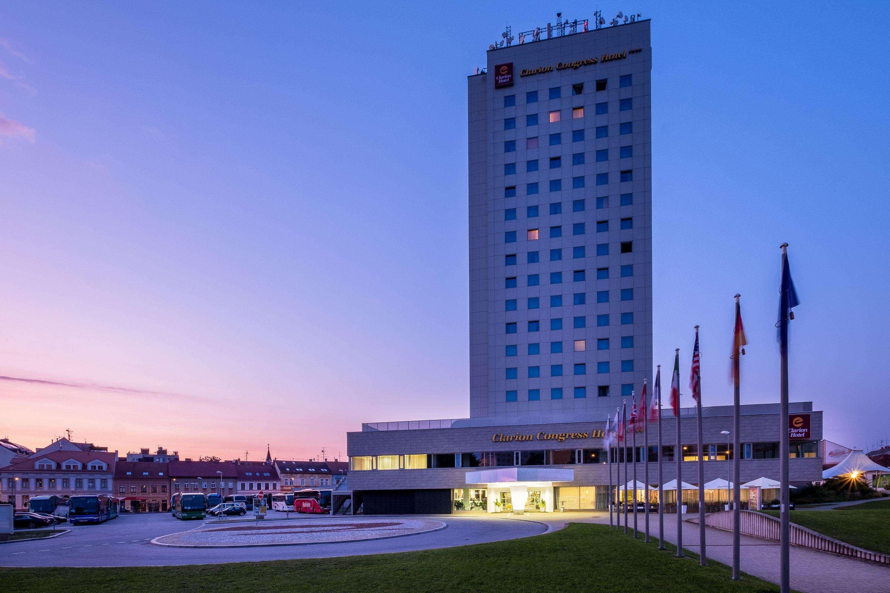 Clarion Congress Hotel Ceske Budejovice Dış mekan fotoğraf