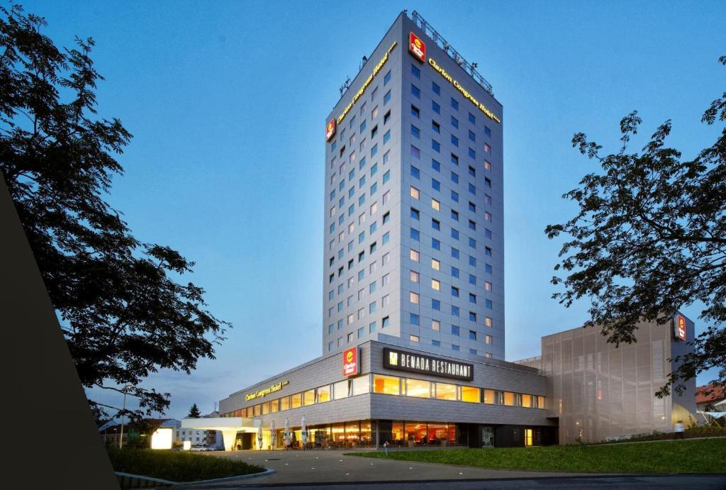 Clarion Congress Hotel Ceske Budejovice Dış mekan fotoğraf